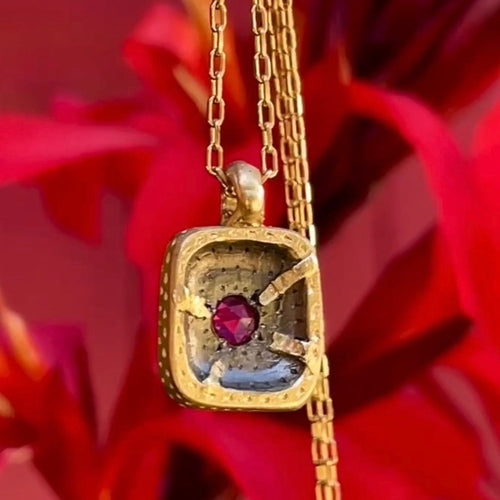 Fraser Hamilton Jewellery Gold Pendant with Ruby